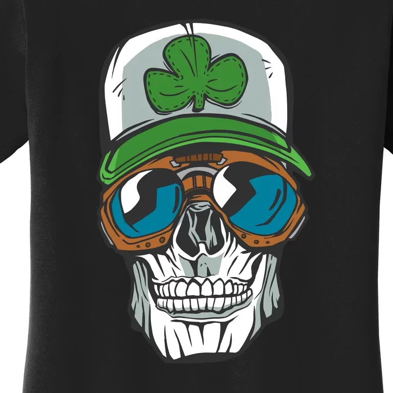 Lucky Irish Skull Women's T-Shirt