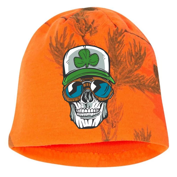 Lucky Irish Skull Kati - Camo Knit Beanie