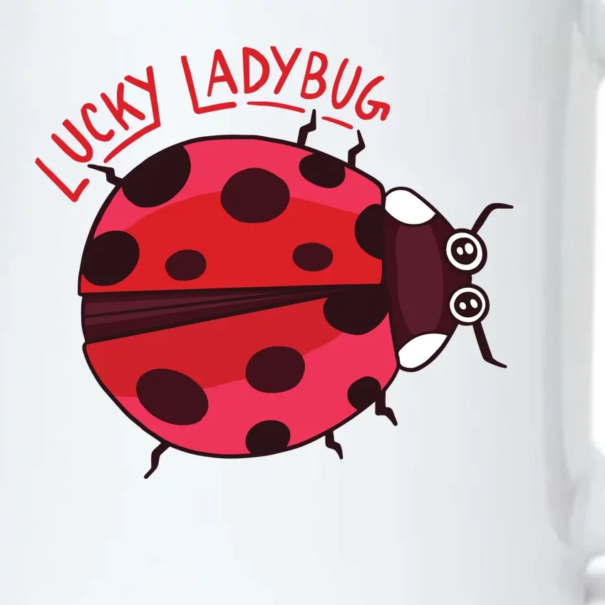 Lucky Ladybug Black Color Changing Mug