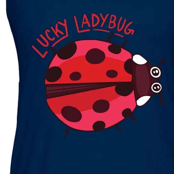 Lucky Ladybug Ladies Essential Flowy Tank