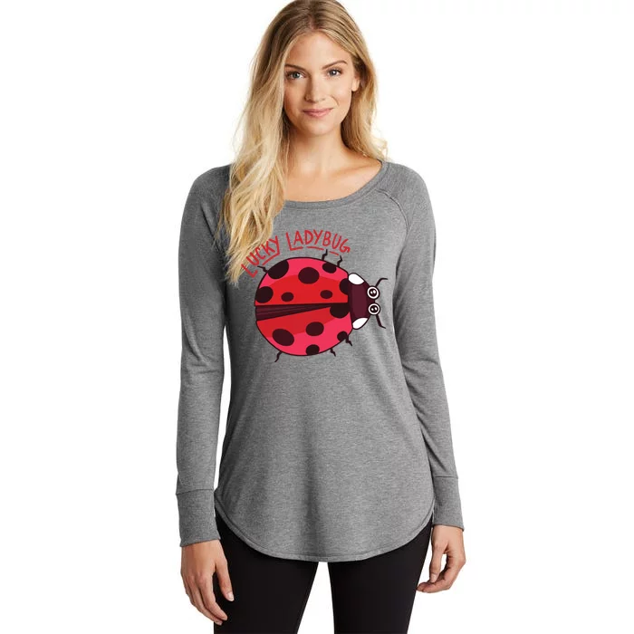 Lucky Ladybug Women's Perfect Tri Tunic Long Sleeve Shirt