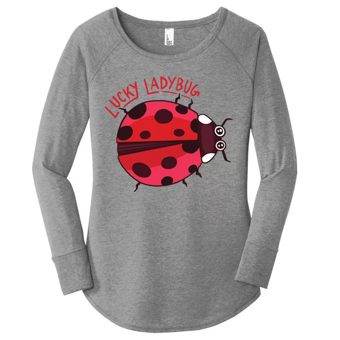 Lucky Ladybug Women's Perfect Tri Tunic Long Sleeve Shirt