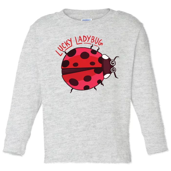 Lucky Ladybug Toddler Long Sleeve Shirt