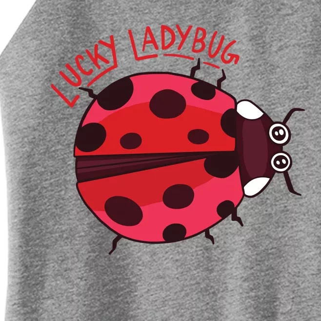 Lucky Ladybug Women’s Perfect Tri Rocker Tank