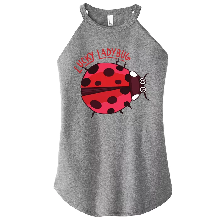 Lucky Ladybug Women’s Perfect Tri Rocker Tank