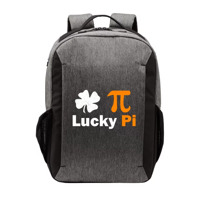 Lucky Pi St. Patrick's Day Clover Vector Backpack