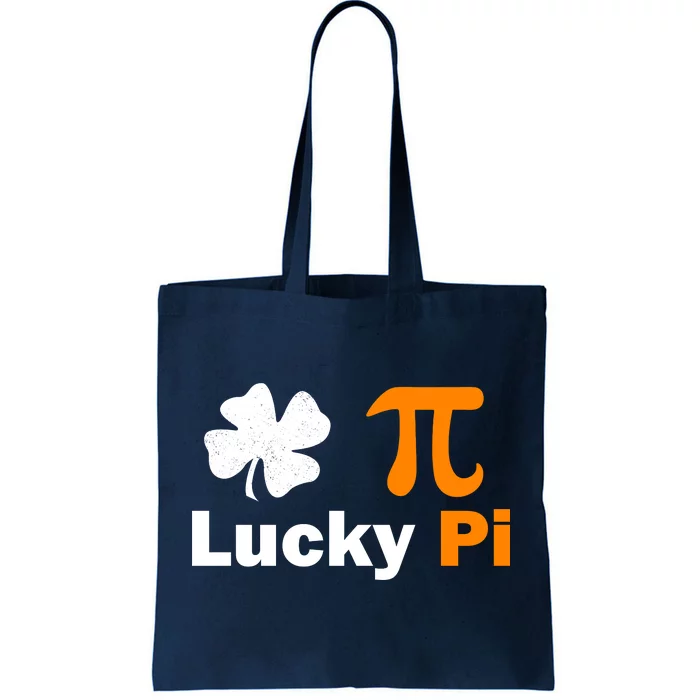 Lucky Pi St. Patrick's Day Clover Tote Bag