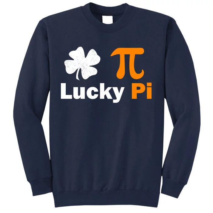 Lucky Pi St. Patrick's Day Clover Tall Sweatshirt