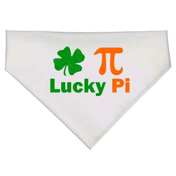 Lucky Pi St. Patrick's Day Clover USA-Made Doggie Bandana