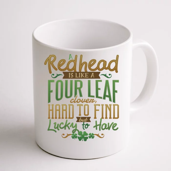 Personalized Glass Irish Coffee Mugs - Four Leaf Clover