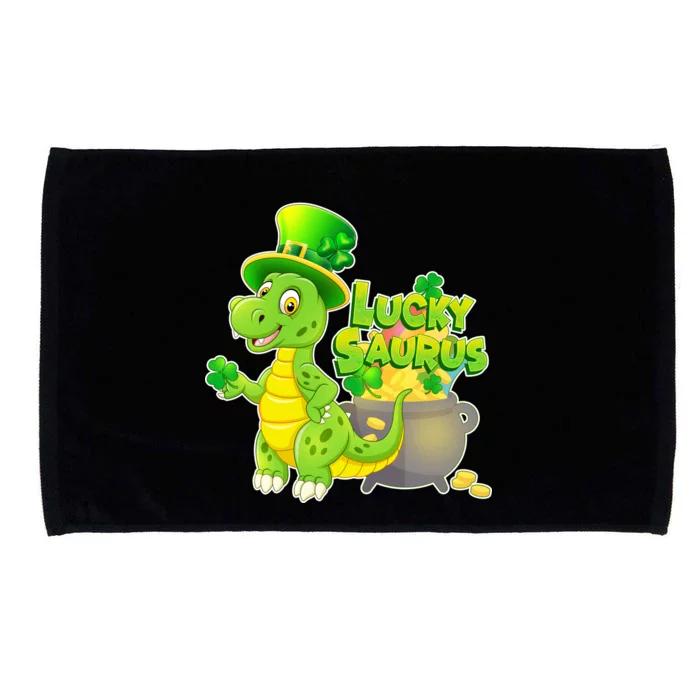 Lucky-Saurus St Patrick's Day Microfiber Hand Towel