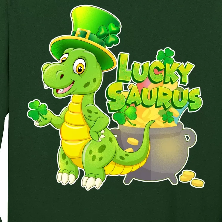 Lucky-Saurus St Patrick's Day Long Sleeve Shirt