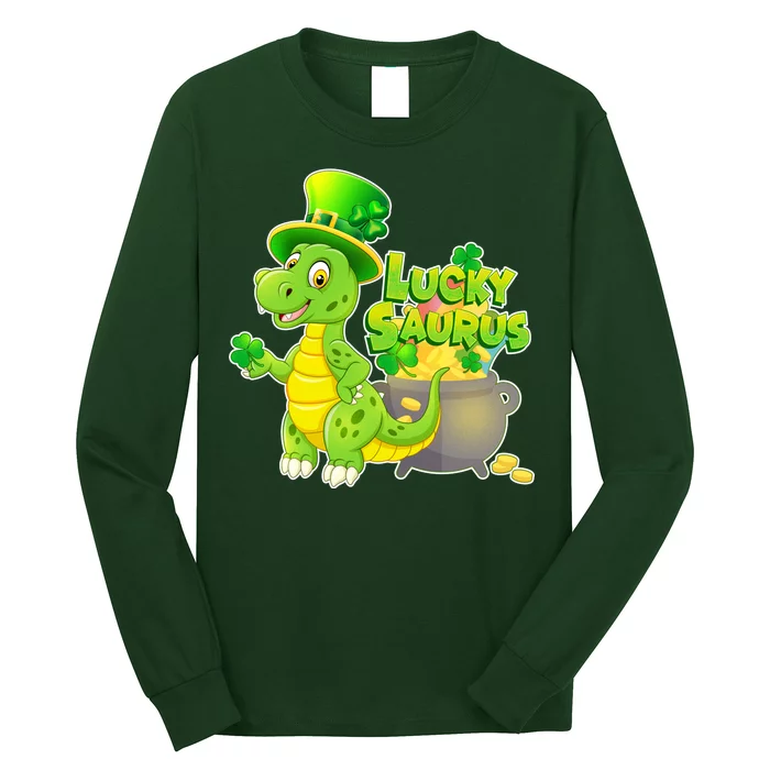 Lucky-Saurus St Patrick's Day Long Sleeve Shirt