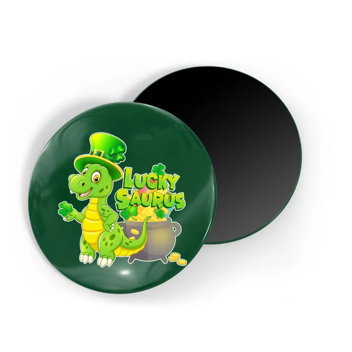 Lucky-Saurus St Patrick's Day Magnet