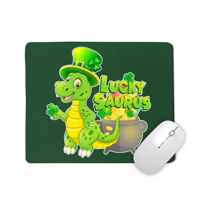 Lucky-Saurus St Patrick's Day Mousepad