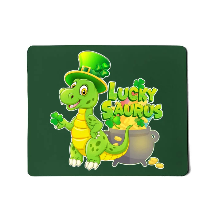 Lucky-Saurus St Patrick's Day Mousepad