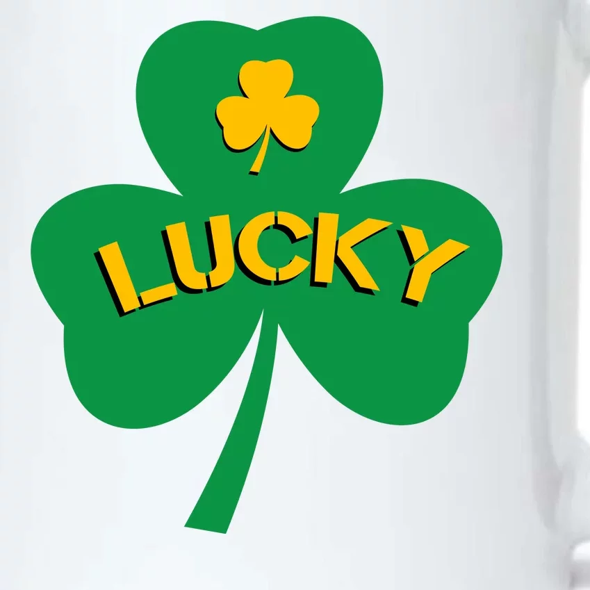 Lucky Shamrock St.Patrick's Day Black Color Changing Mug