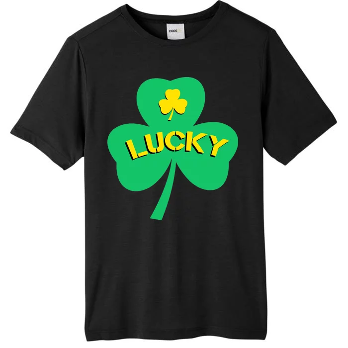 Lucky Shamrock St.Patrick's Day ChromaSoft Performance T-Shirt