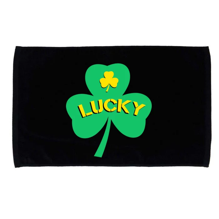 Lucky Shamrock St.Patrick's Day Microfiber Hand Towel