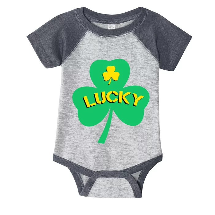 Lucky Shamrock St.Patrick's Day Infant Baby Jersey Bodysuit