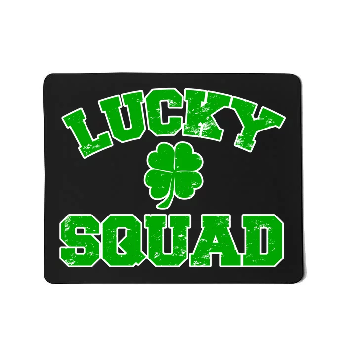 Lucky Squad Irish Clover Mousepad