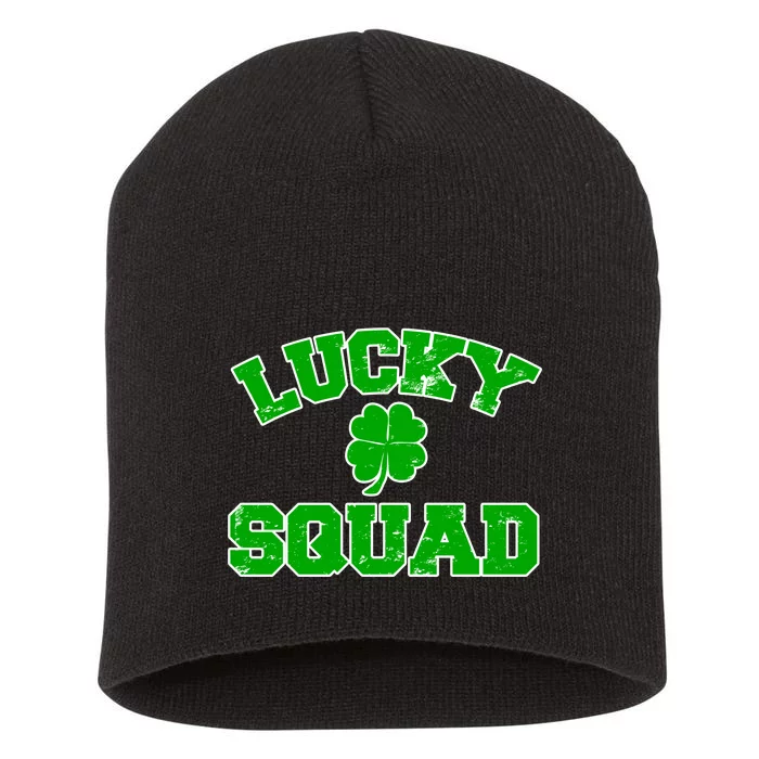 Lucky Squad Irish Clover Short Acrylic Beanie