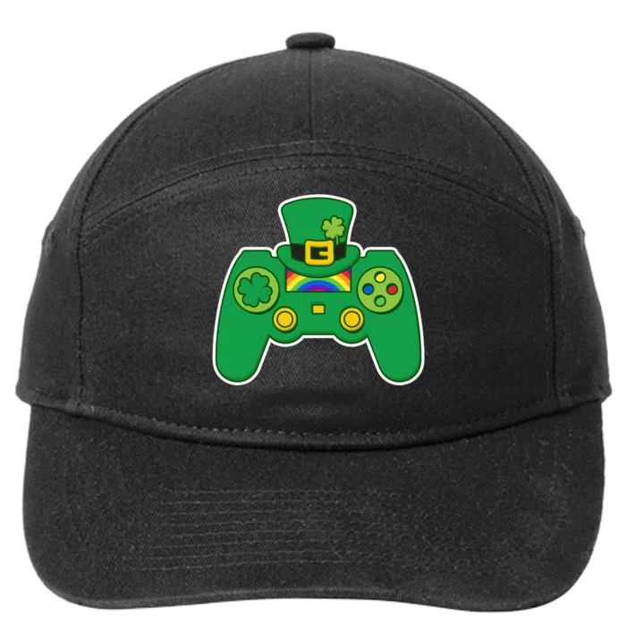 Lucky St Patrick's Day Video Game Controller 7-Panel Snapback Hat