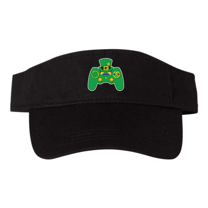 Lucky St Patrick's Day Video Game Controller Valucap Bio-Washed Visor