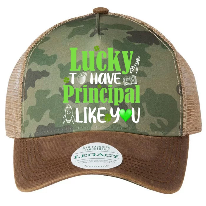 Lucky to Have Principal Like You Legacy Tie Dye Trucker Hat