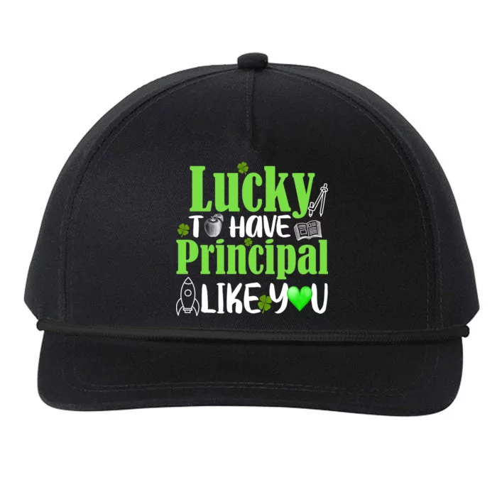 Lucky to Have Principal Like You Snapback Five-Panel Rope Hat