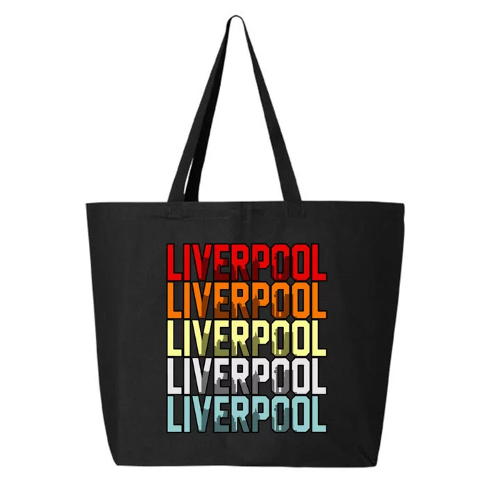 Liverpool Uk Flag 25L Jumbo Tote