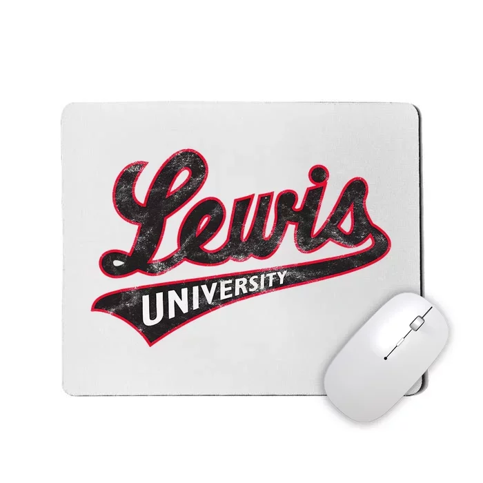 Lewis University Flyers Distressed Primary Mousepad