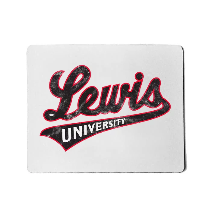 Lewis University Flyers Distressed Primary Mousepad