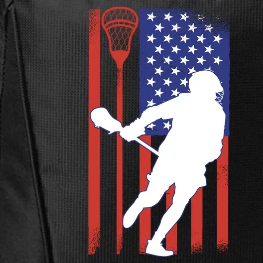 Lacrosse USA Flag City Backpack