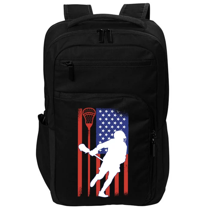 Lacrosse USA Flag Impact Tech Backpack