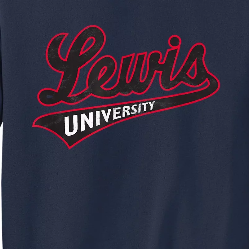 Lewis University Flyers Distressed Primary Sweatshirt