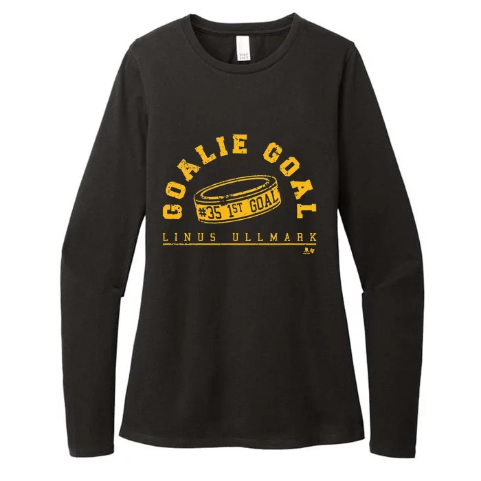 Linus Ullmark Goalie Goal Boston Hockey Womens CVC Long Sleeve Shirt