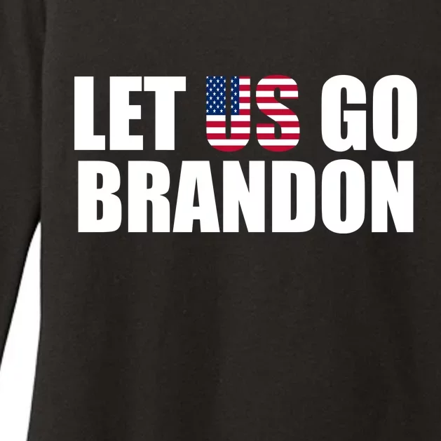 Let Us Go Brandon, Funny Anti Biden Chant Let's Go Brandon Womens CVC Long Sleeve Shirt