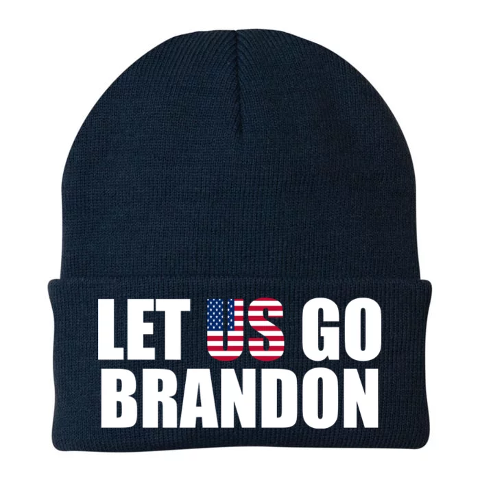 Let Us Go Brandon, Funny Anti Biden Chant Let's Go Brandon Knit Cap Winter Beanie