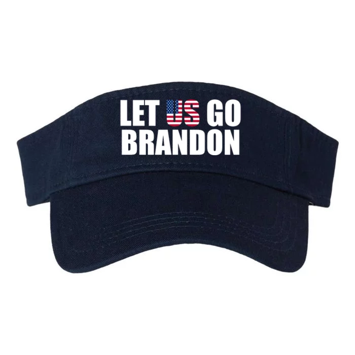 Let Us Go Brandon, Funny Anti Biden Chant Let's Go Brandon Valucap Bio-Washed Visor