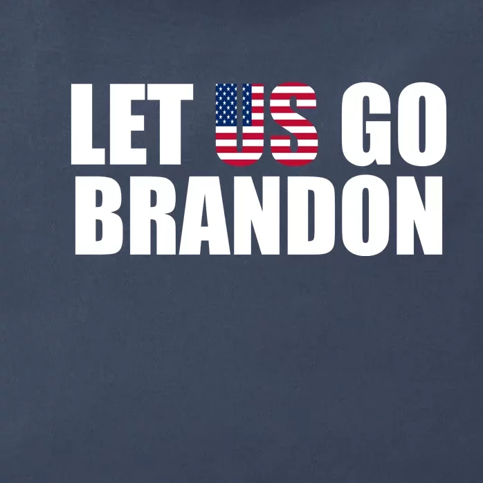 Let Us Go Brandon, Funny Anti Biden Chant Let's Go Brandon Zip Tote Bag