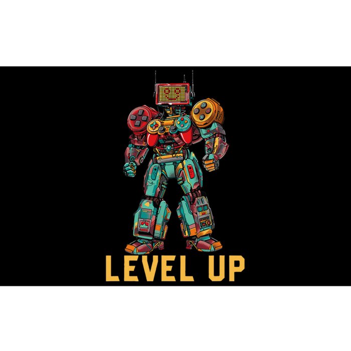 Level Up Gamer Robot Game Controller Bumper Sticker