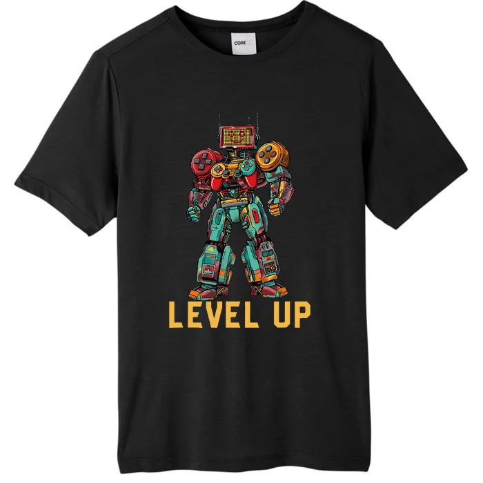 Level Up Gamer Robot Game Controller ChromaSoft Performance T-Shirt