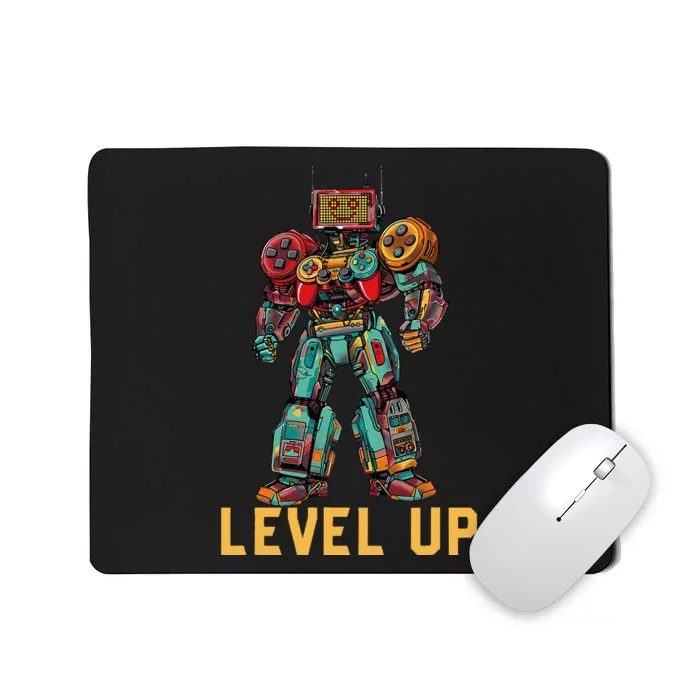 Level Up Gamer Robot Game Controller Mousepad