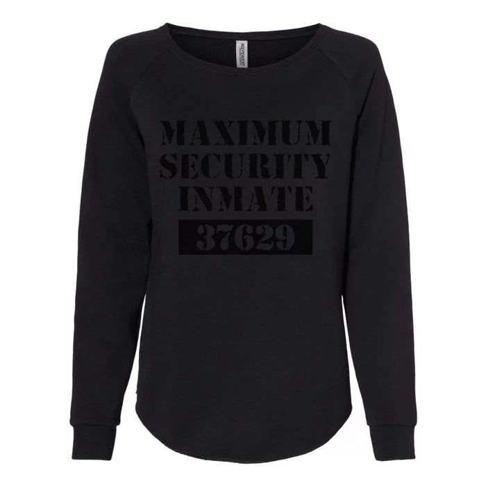 Locked Up Inmate Costume Halloween Jail Prisoner Outfits Womens California Wash Sweatshirt