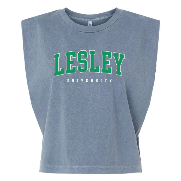 Lesley University Garment-Dyed Women's Muscle Tee