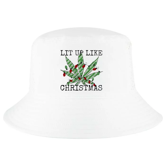 Lit Up Like Christmas Cool Comfort Performance Bucket Hat