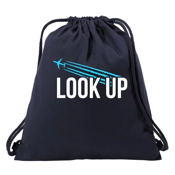 Look Up Drawstring Bag