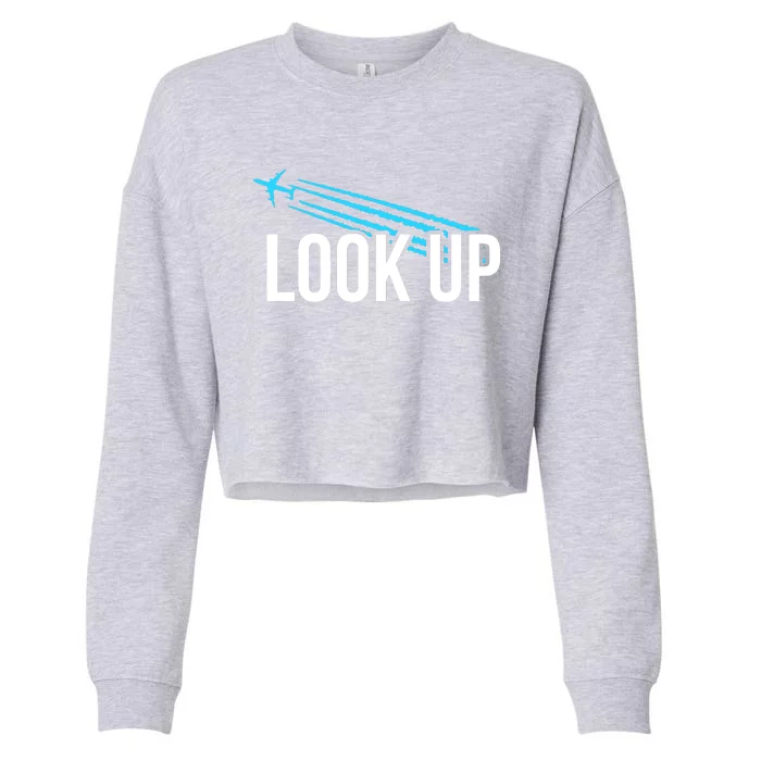 Look Up Cropped Pullover Crew