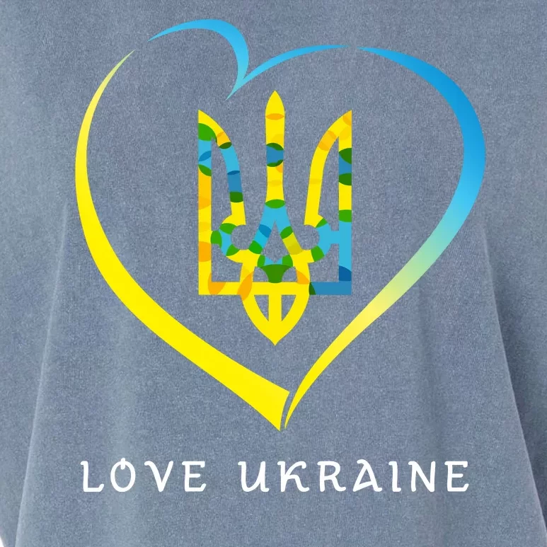 Love Ukrainian Garment-Dyed Women's Muscle Tee